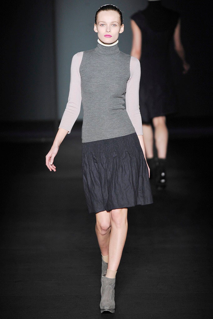 gray fitted mini dress and top