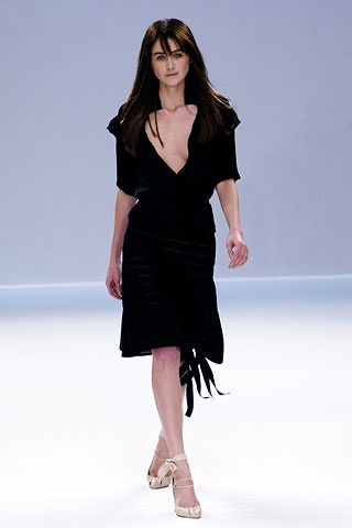black silk sleeveless dress