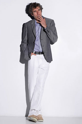 white cotton relaxed straight-leg pants