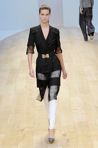 black silk asymmetric dress