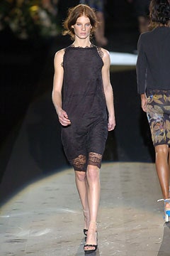 black silk lace sleeveless dress