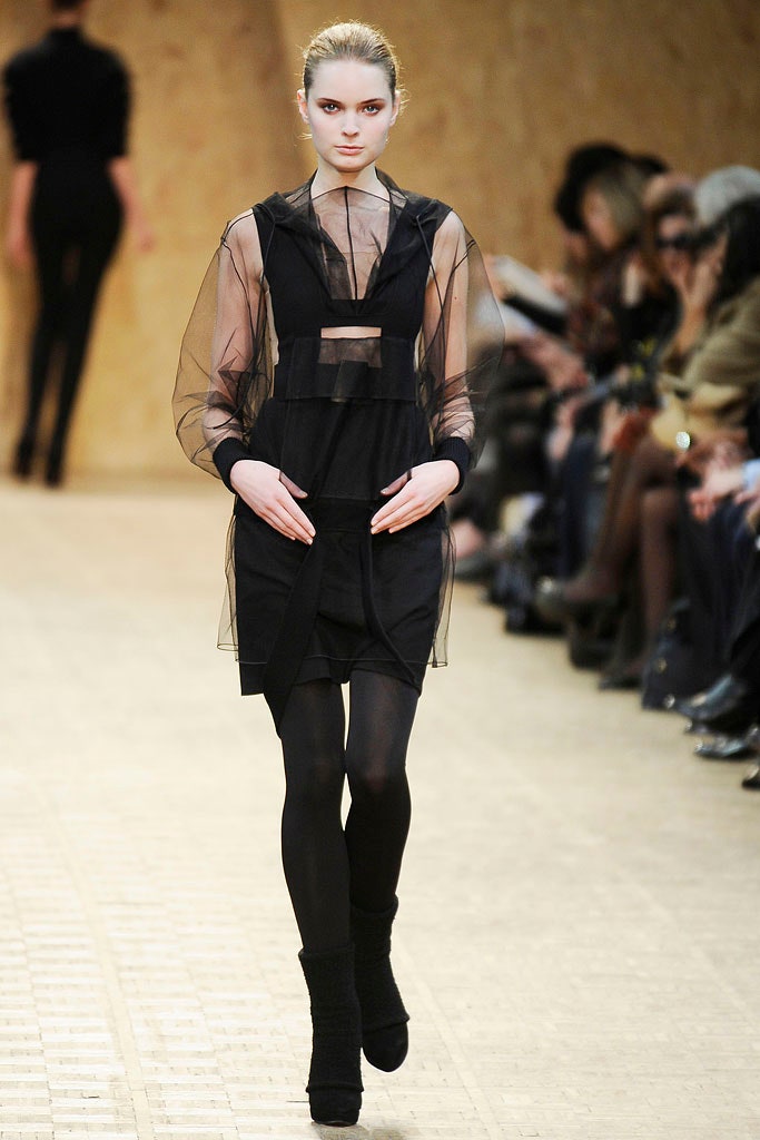 black silk sleeveless v-neck fitted layered sheer dress