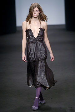 black silk sleeveless dress