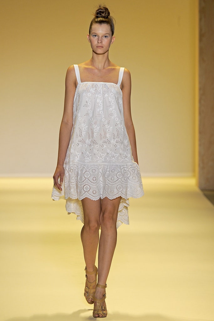 white relaxed sleeveless dress