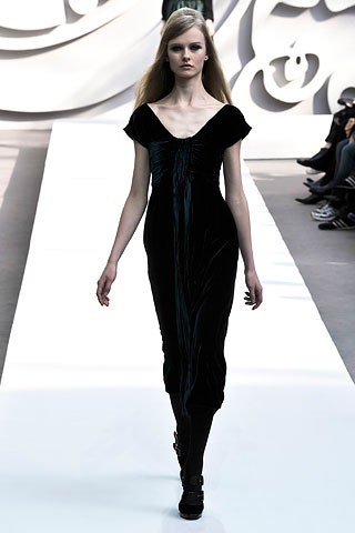 fitted black velvet midi dress