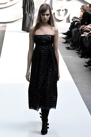 black silk sleeveless dress