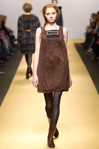 brown silk sleeveless dress