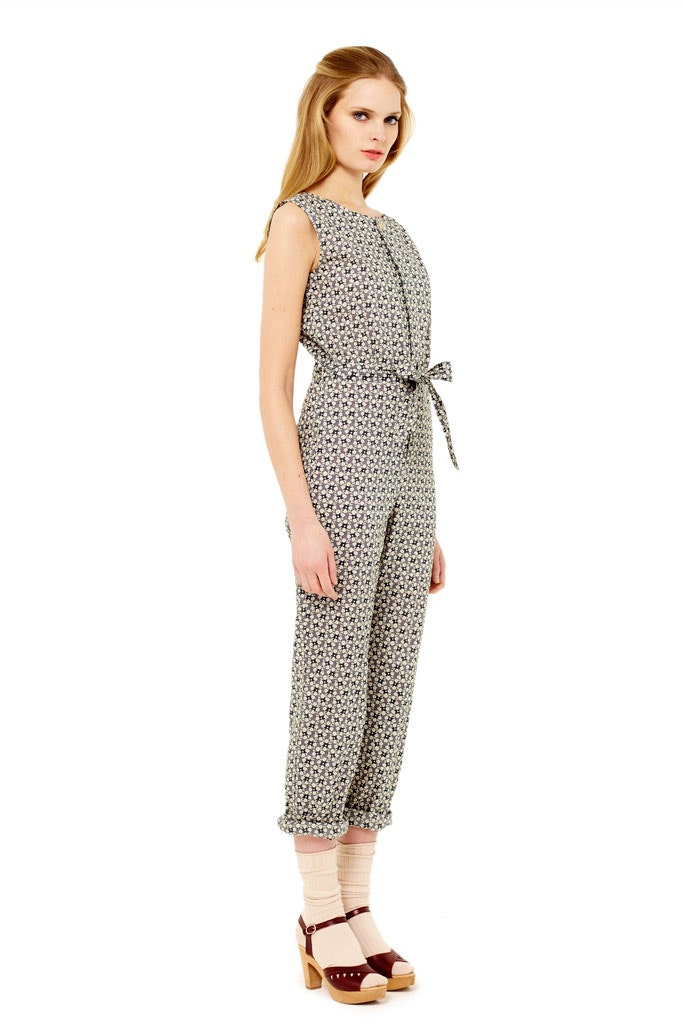 multi-colored relaxed jumpsuit