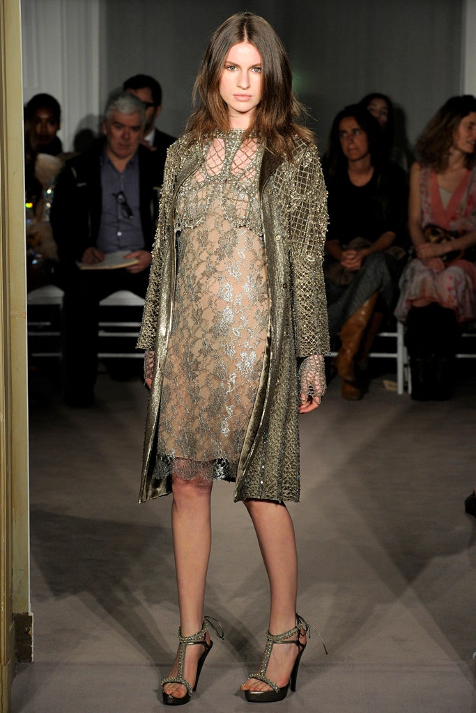 gray metallic long-sleeve collared relaxed zippered shiny coat