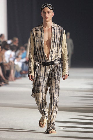beige and black printed jumpsuit