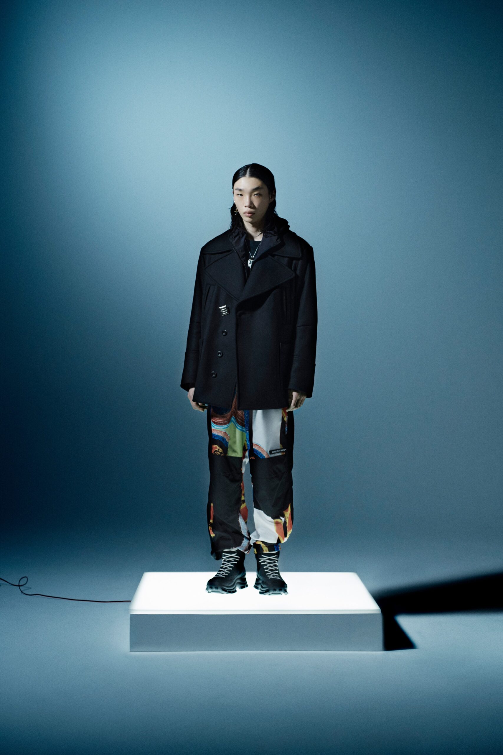 multi cotton relaxed cargo pants