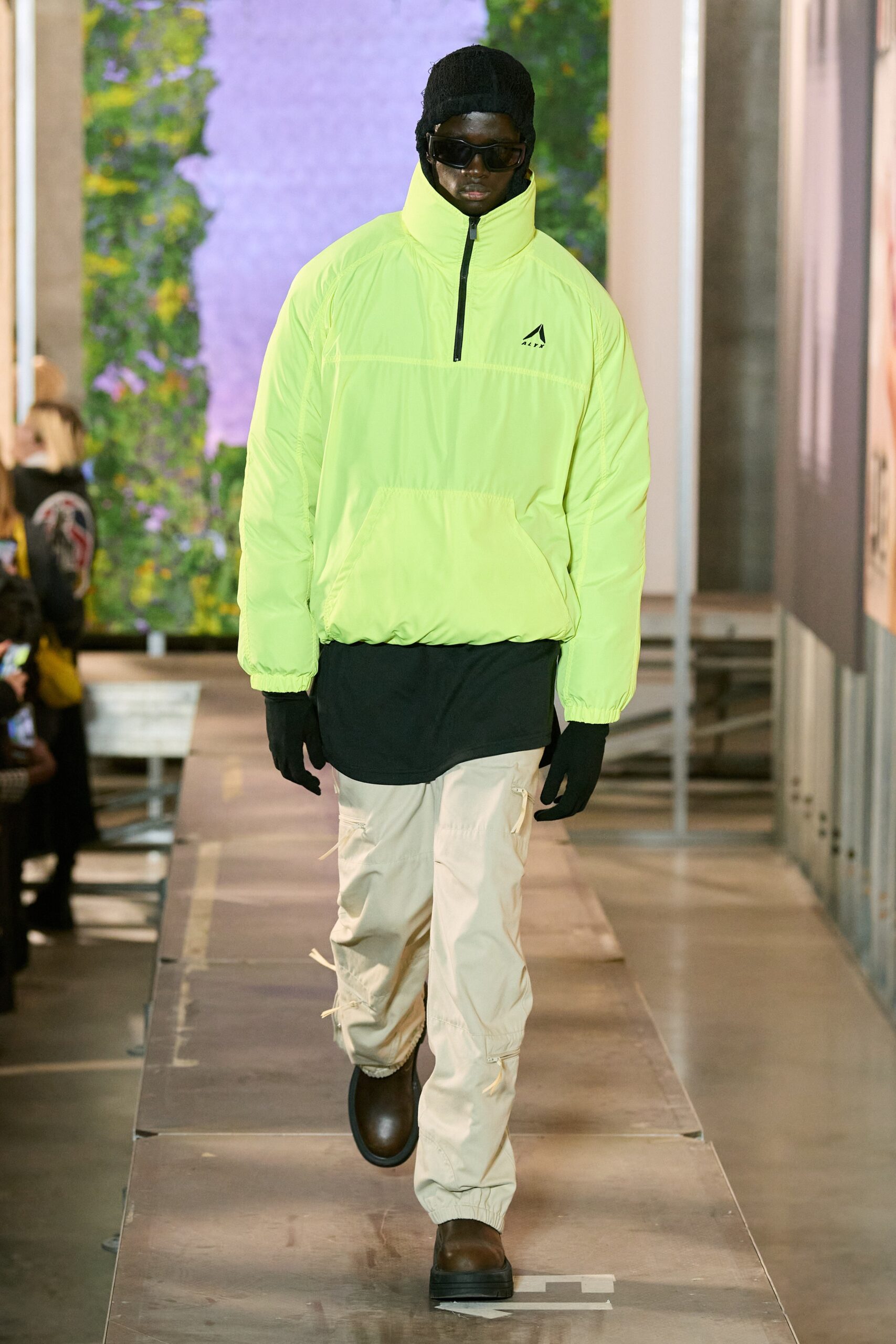 neon green oversized jacket