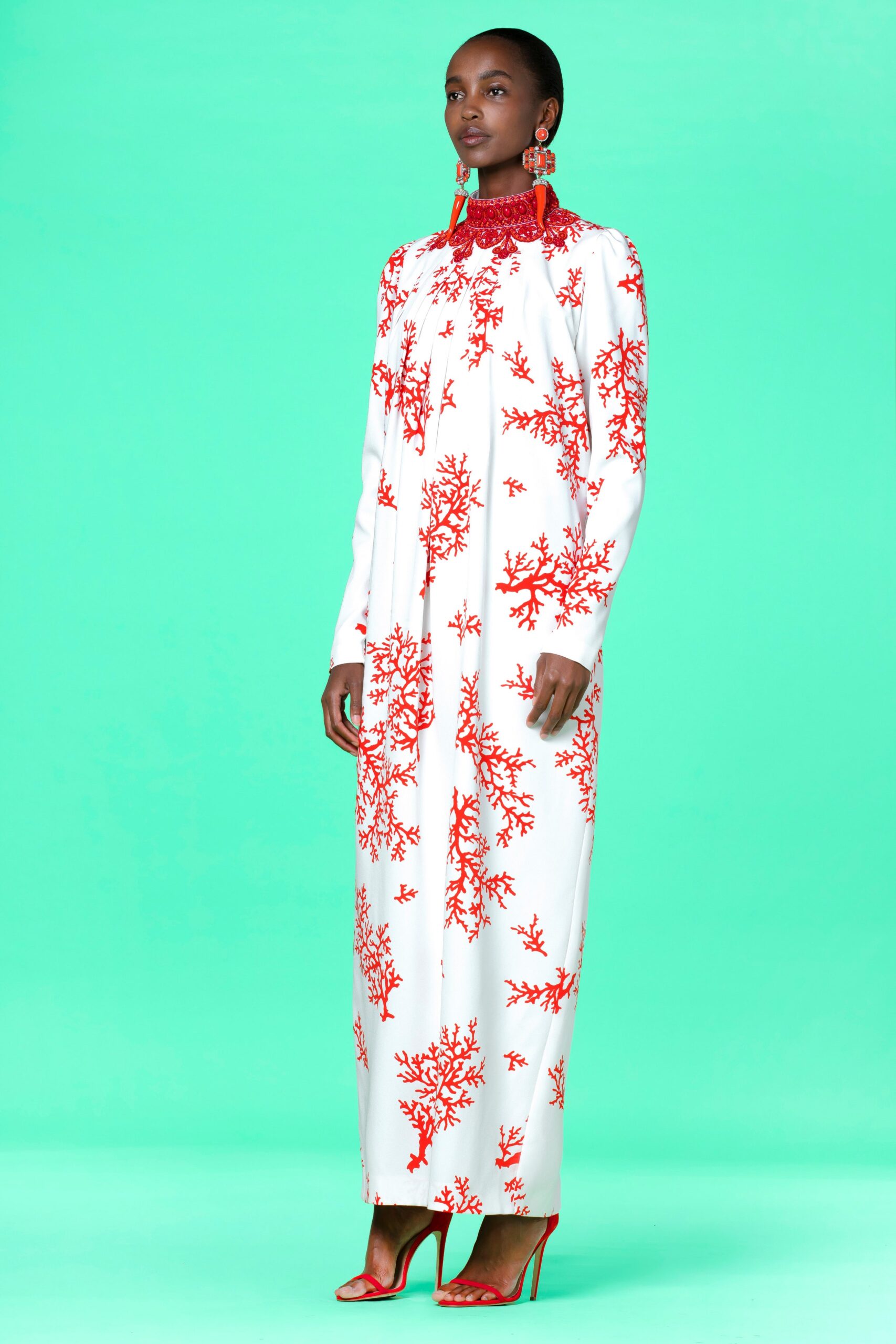 white embroidered maxi dress