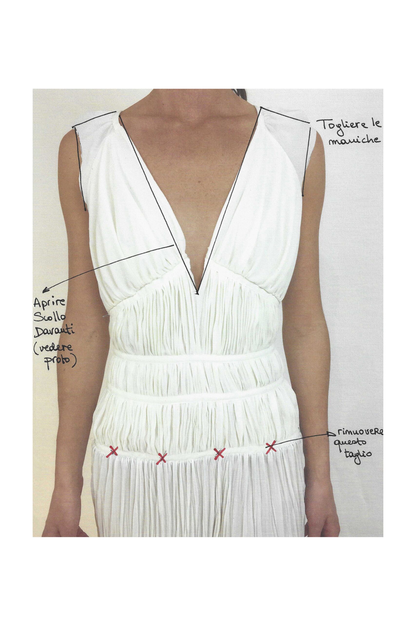 white fitted sleeveless dress