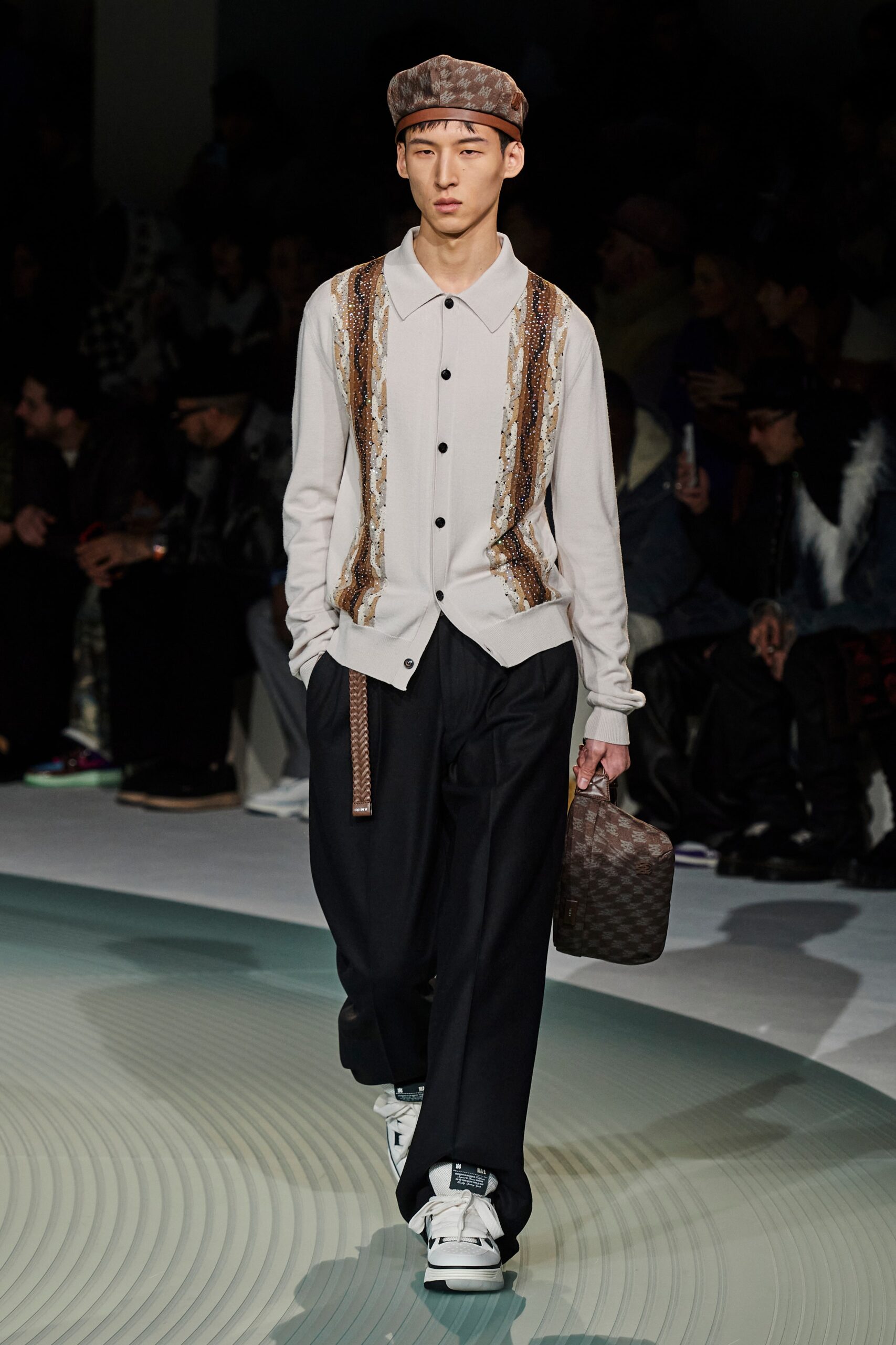 white shirt black pants outfit