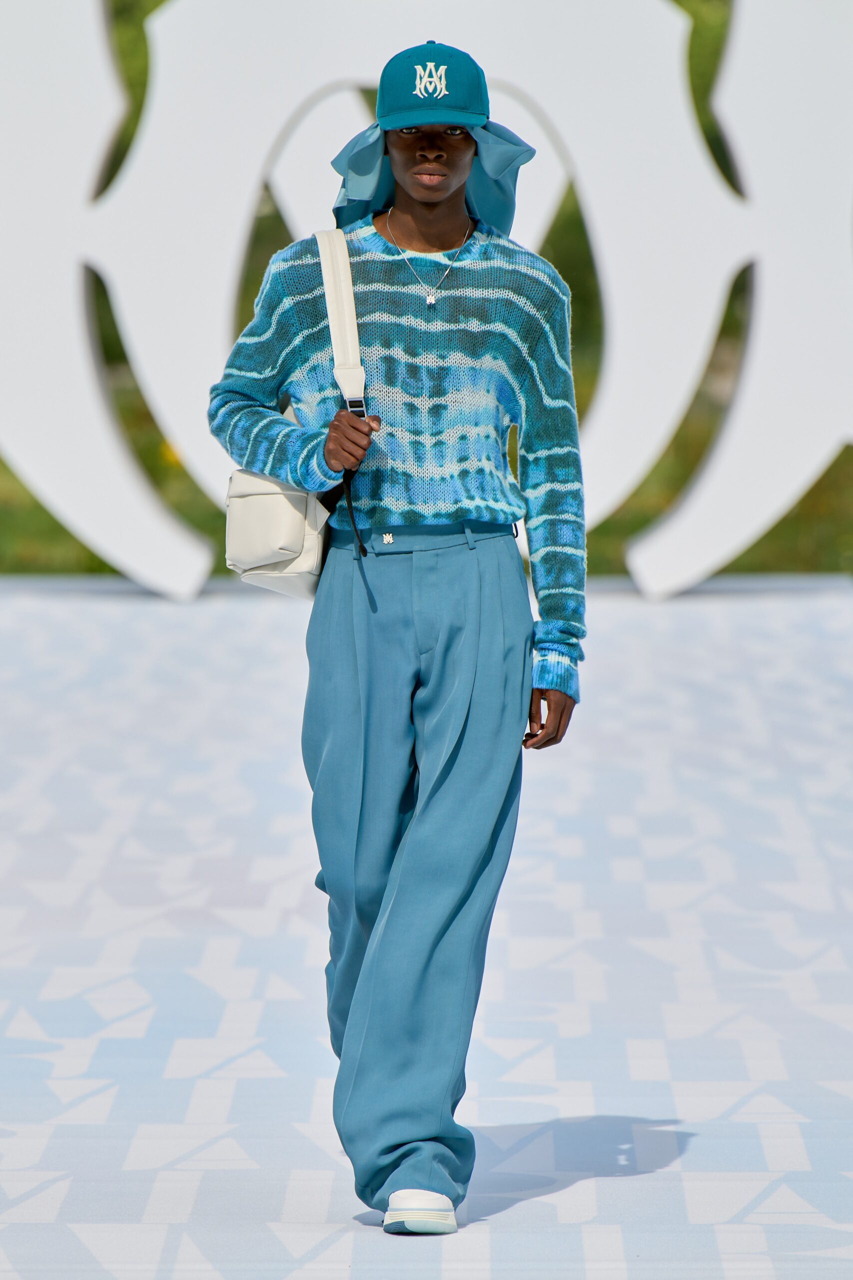 blue relaxed top and pants