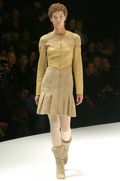 yellow leather mini dress