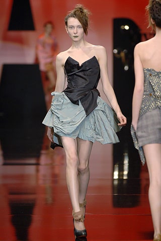 black and blue ruffled mini dress