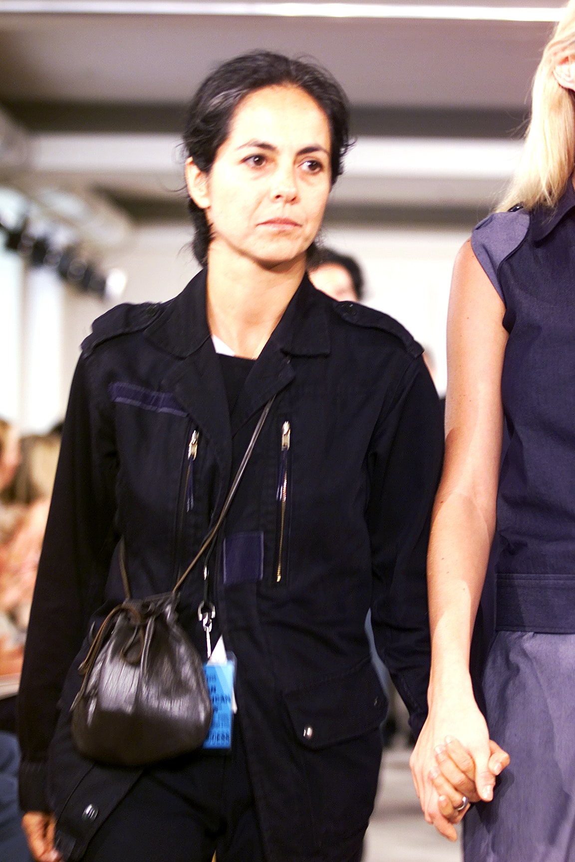 black relaxed cotton jacket