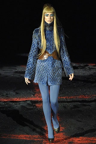 blue velvet quilted coat