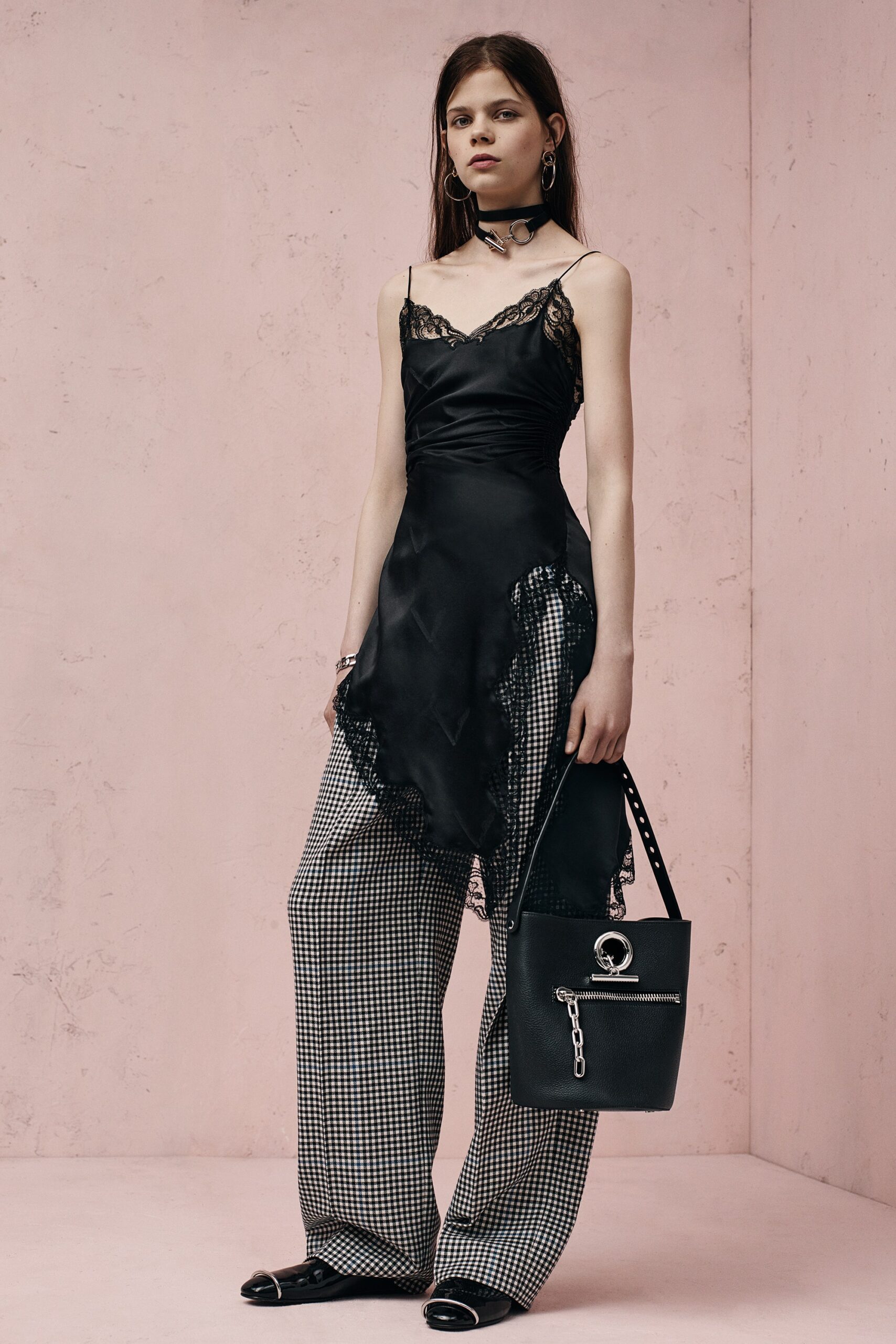 black zippered bag