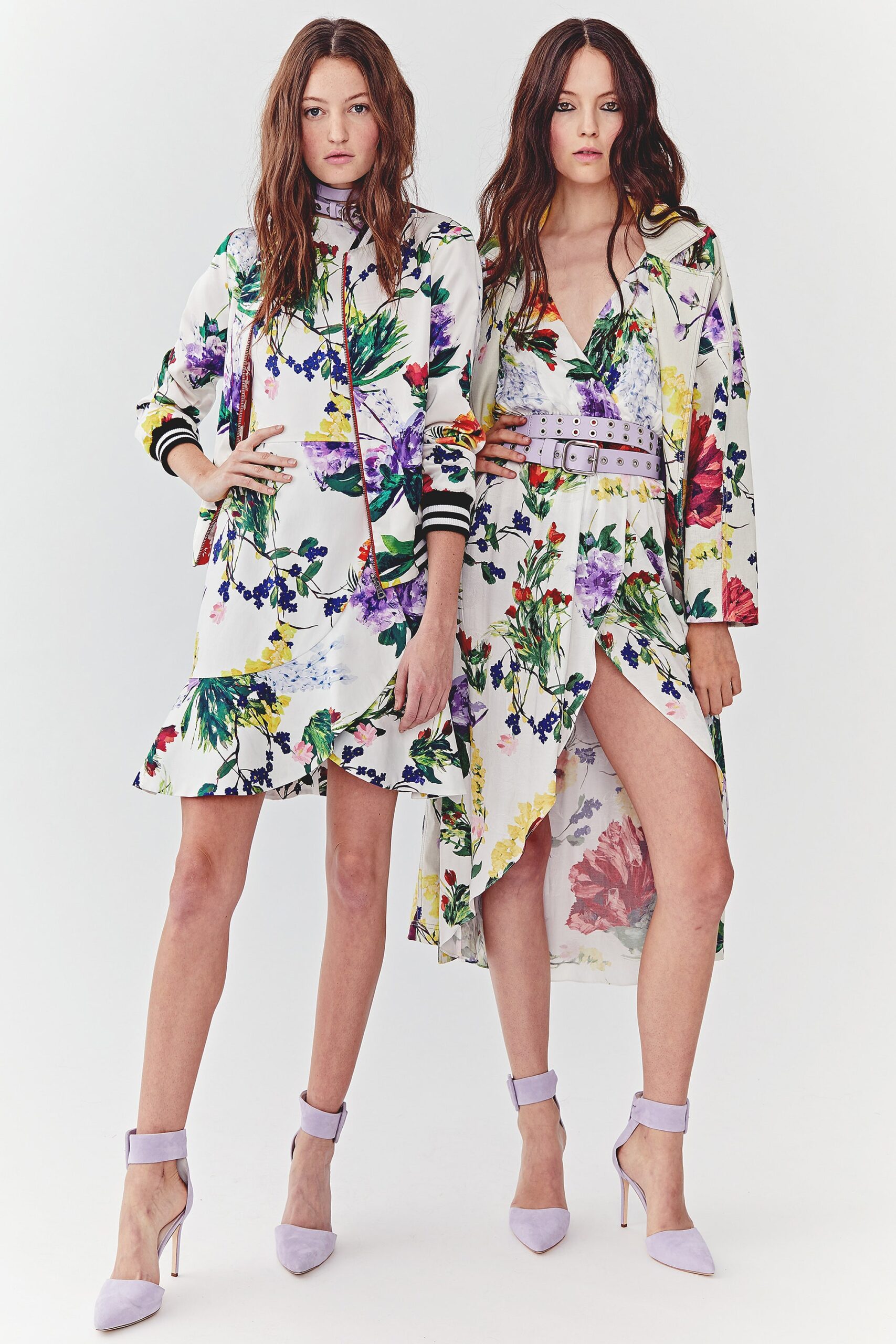floral printed mini and midi dresses