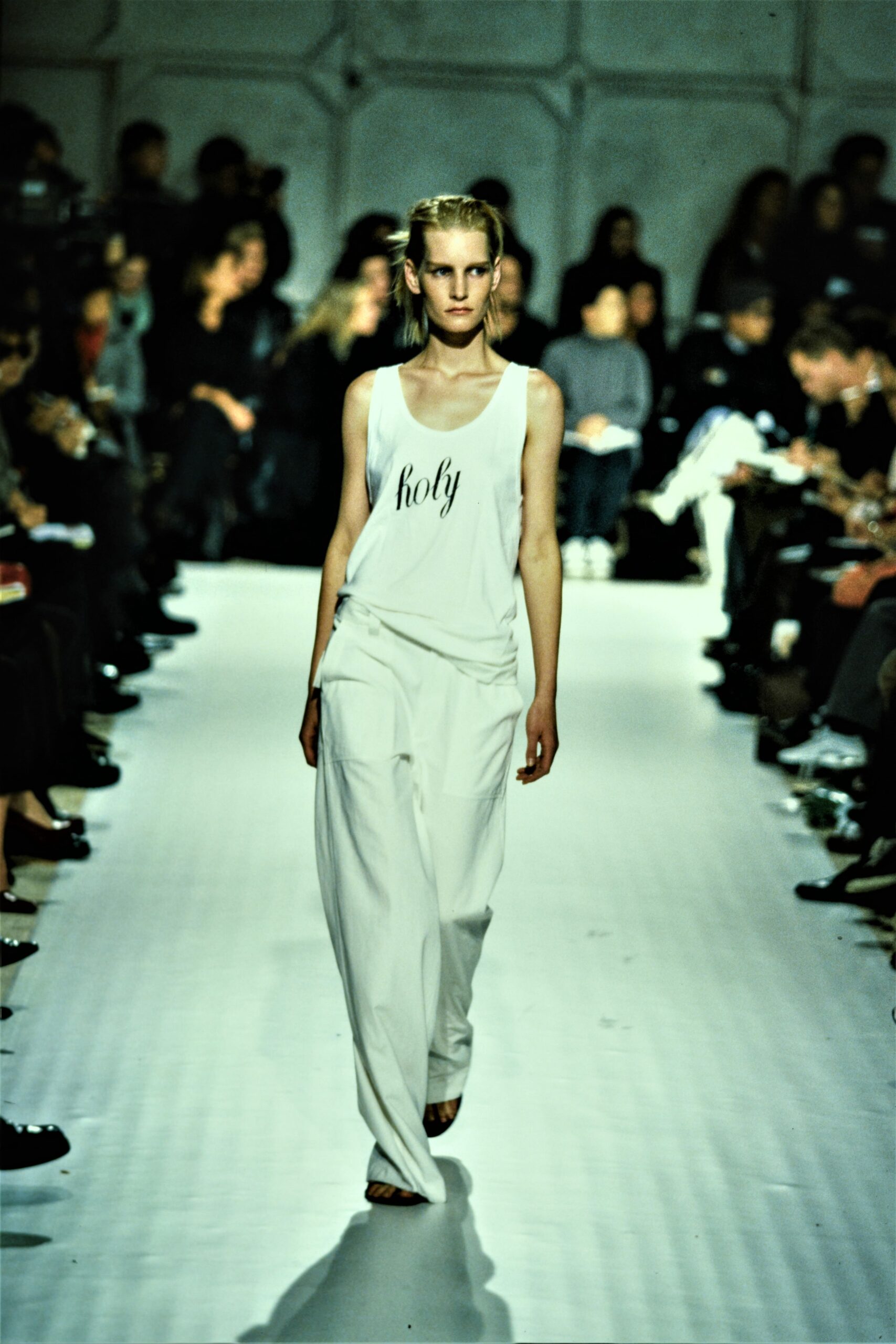 white relaxed top and pants