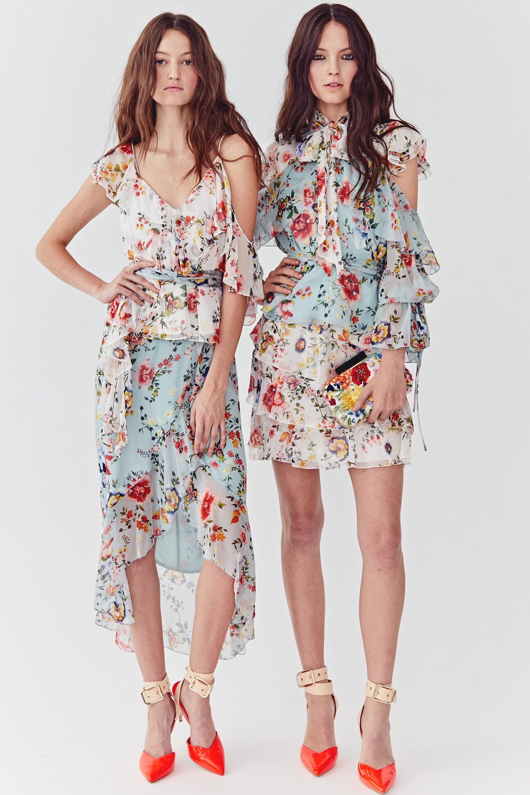 floral chiffon dresses