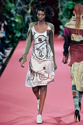 relaxed beige printed midi dress