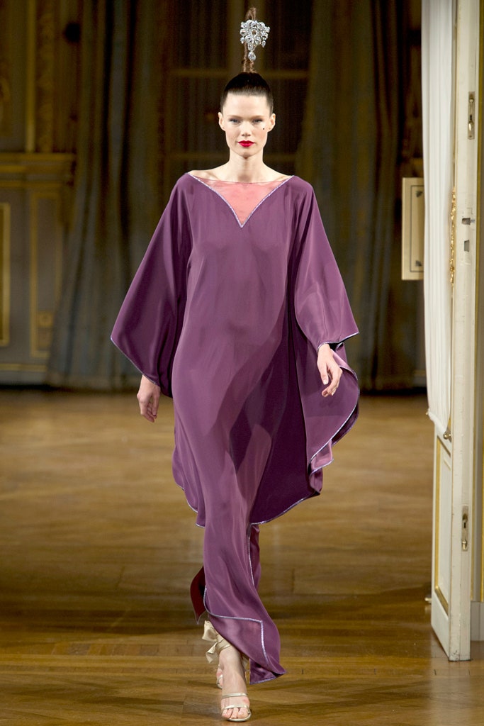 purple silk relaxed dress