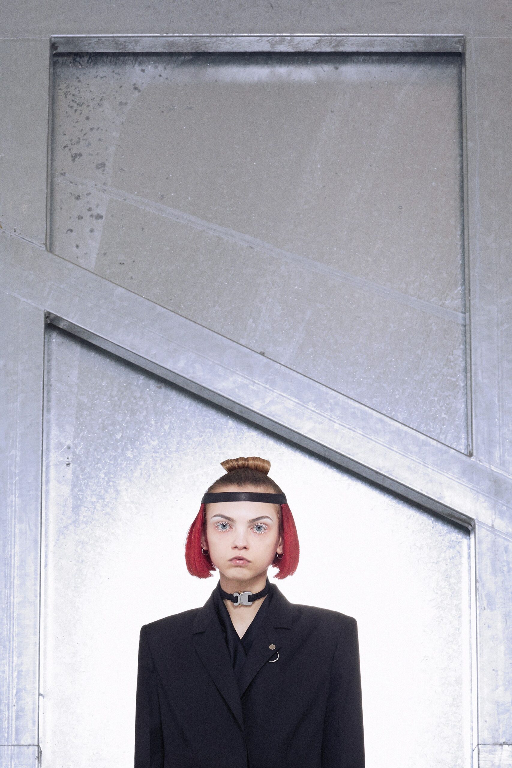 black tailored blazer