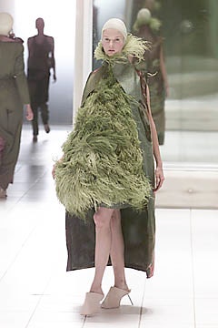 green draped midi dress