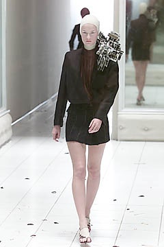 black fitted blazer and mini-dress