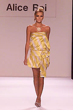yellow silk strapless mini dress