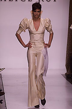 yellow silk fitted jumpsuit