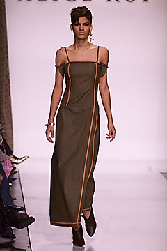 green off-shoulder maxi dress