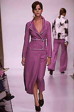 fitted purple midi dress