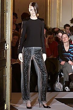 black long-sleeve high-neck fitted top