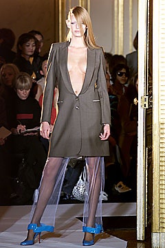 gray silk long-sleeve v-neck fitted layered sheer dress