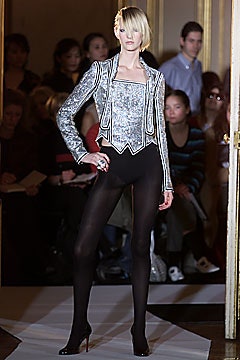gray silk long-sleeve collared fitted embroidered shiny jacket