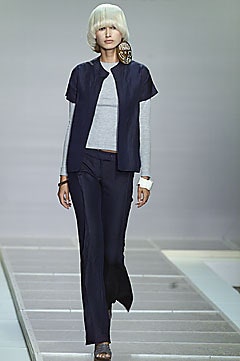 blue silk short-sleeve collared structured jacket