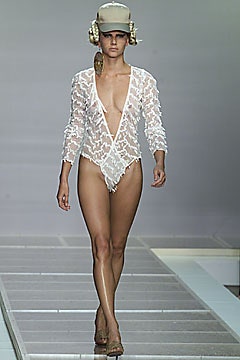 white lace long-sleeve bodysuit