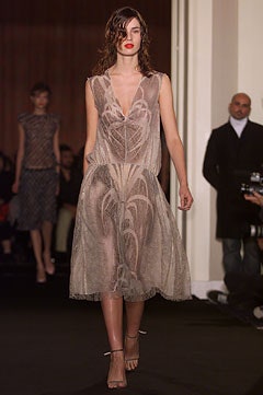 beige silk sleeveless dress