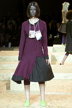 purple and black asymmetric dress