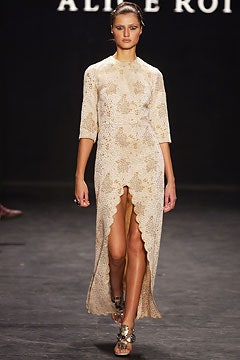 beige gold embroidered midi dress