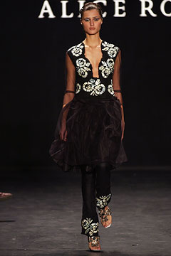 black silk sleeveless v-neck fitted embroidered tiered dress