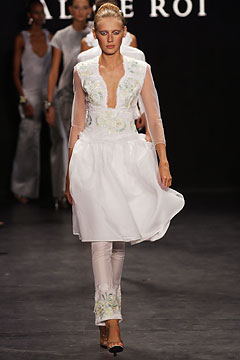 white embroidered midi dress with pants