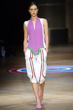 relaxed white top and pants