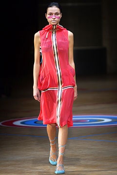 red silk sleeveless dress