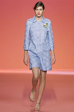 blue cotton relaxed dress